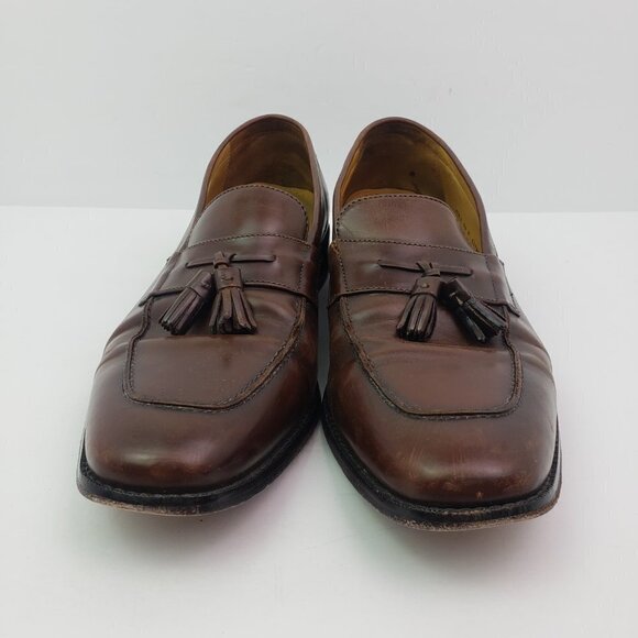 Cole Haan Mens Size 9.5 Brown NikeAir Tassel Slip On Formal Dress Loafer Shoes main image 5